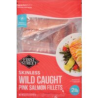 First Street Wild Caught Pink Salmon Fillets IVP - 2 Pound